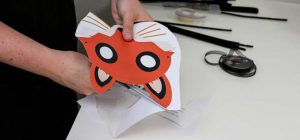 making fox mask