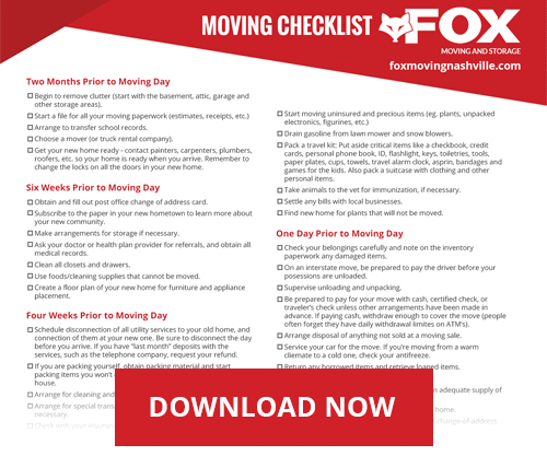 Moving Checklist - Promo Image